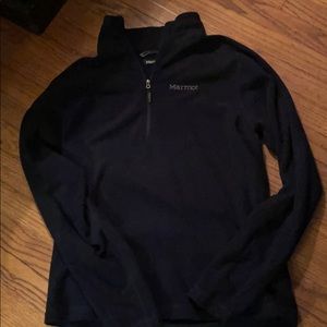 Men’s Marmot fleece quarter zip jacket. Medium.